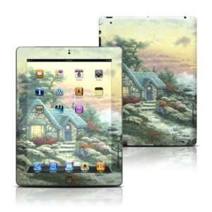 Cottage By The Sea Design Protective Decal Skin Sticker for Apple iPad 