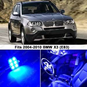  BMW X3 ULTRA BLUE LED Lights Interior Package Kit E83 (12 