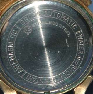 Vintage Gruen Precision Automatic mans watch, for repair or parts 