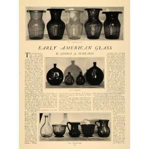  1924 Article Early American Stiegel Glass George McKearin 