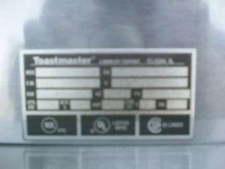 Toastmaster TP120 Pop Up Toaster 4 Slice Bagel Bun  