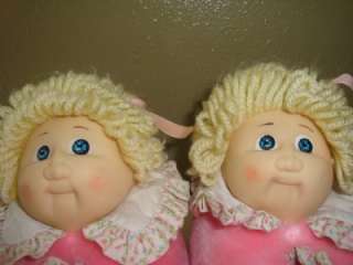 VINTAGE CPK CABBAGE PATCH KIDs GIRLS SLIPPERS COSTUME DOLL HEAD SHOES 