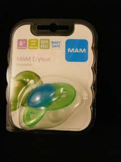 MAM Crystal Soother Pacifiers Orthodontic 6+ Months 845296023513 