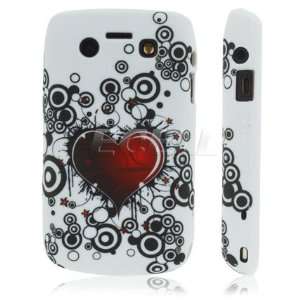   HEARTS SILICONE GEL SKIN CASE FOR BLACKBERRY BOLD 9700 Electronics
