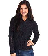 DKNY Jeans Petite Petite Patchwork Sweater $44.99 ( 43% off MSRP $79 