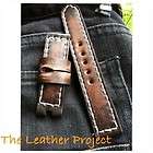   Vintage Ammo Style Leather Strap Band for Panerai or big watch