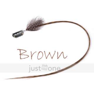   Party Synthetic Feather Look Clip On Hair Extension Decoration  