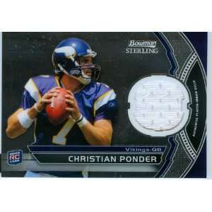  2011 Bowman Sterling Authentic Christian Ponder Rookie 