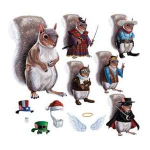  Dress Up Squirrel Magnets Toys & Games