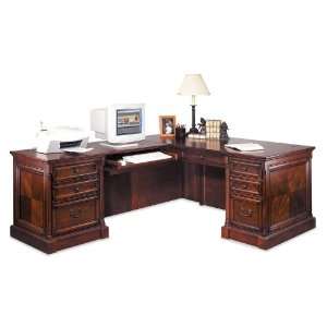    Mount View L Shaped Workstation with Return