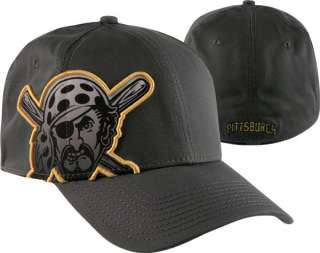 Pittsburgh Pirates 39Thirty Grey New Era Pop Granite Stretch Fit Hat 