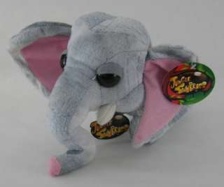 Toy Network Jungle Snubbies Elephant Plush Stuffed NWT  