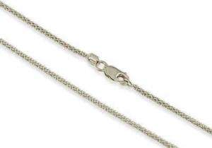 Popcorn Chain Necklace 925 Sterling Silver 16 18 20  