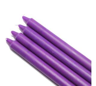 purple straight taper candles 1 dozen item number cez 096