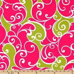  44 Wide Michael Miller Whimsy Surf Fuchsia By The Yard 