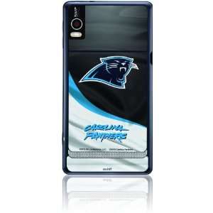   Skin for DROID 2   Carolina Panthers Logo Cell Phones & Accessories