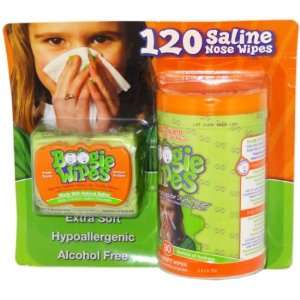  Boogie Wipes 120 Ct Value Pack Saline Nose Wipes Case Pack 