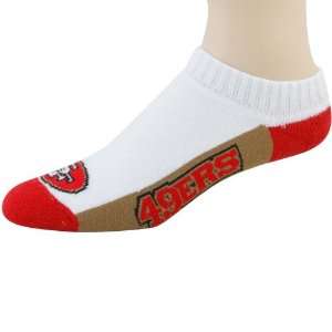   San Francisco 49ers Ladies Tri Color Ankle Socks