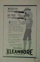 1929 Remington Kleanbore Cartridges Rifle/Gun Print Ad  