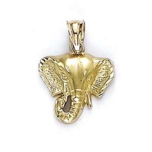  14k Elephant Head Pendant   JewelryWeb Jewelry