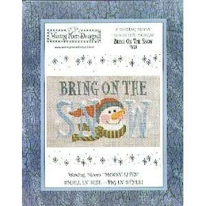  Bring on the Snow   Cross Stitch Pattern Arts, Crafts 