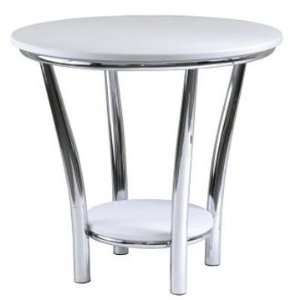  Winsome Wood Maya White End Table