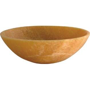   SI V 166 HO 16 Inch x6 Inch Sink Vessel Basin  Honey Onyx 