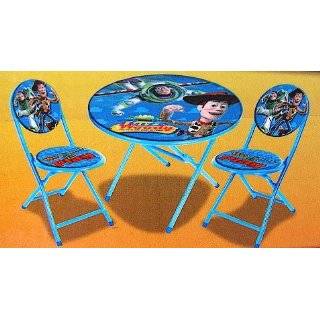  Disney Pixar Cars Table and Chairs Mcqueen 3 piece Folding 