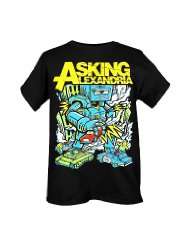 Asking Alexandria   Killer Robot Soft Fit T Shirt