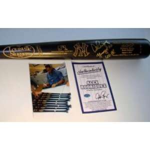 Signed Alex Rodriguez Baseball Bat   LE L Slugger 600 HR   Autographed 