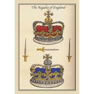  The Regalia of England #2 12x18 Giclee on canvas