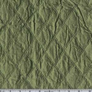   Quilted Iridescent Green Fabric By The Yard Arts, Crafts & Sewing