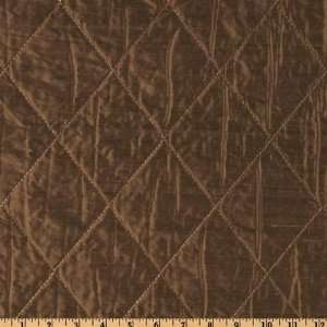   Dupioni Large Diamond Brown Fabric By The Yard Arts, Crafts & Sewing