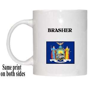    US State Flag   BRASHER, New York (NY) Mug 