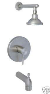   Tub and Shower Faucet Trim and Rough In Valve in Brushed Nickel