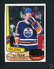 1980 WAYNE GRETZKY Topps Card 87 Oilers  