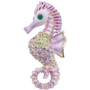  Purple Seahorse Swarovski Crystal Pin Brooch Jewelry