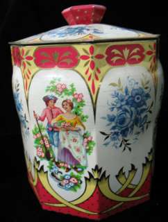 Old Made in England TIN Candy Container Murray Allen  