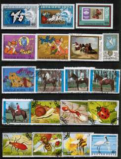 Animals, 300 different stamps collection  
