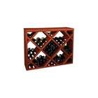 Wine Cellar Lower Diamond Bin   Finish Unstained Premium Redwood