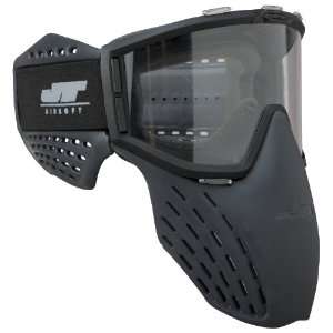    JT Delta 2 Faceguard Airsoft Mask   Black
