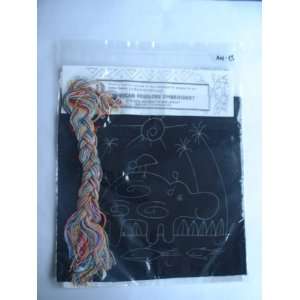 African Folklore Embroidery Kit Hippo AN 13