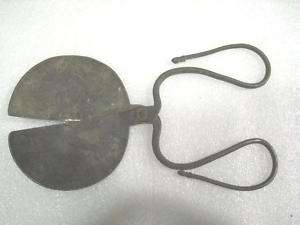 Rare Old Copper Clean Wick Opium Tool Scissors  