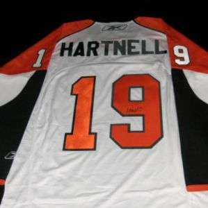 SCOTT HARTNELL SIGNED 2010 Stanley CUP JERSEY Flyers  