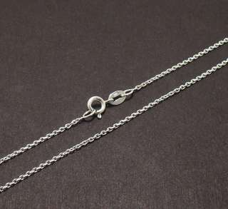   5mm Solid Oval Cable Chain Necklace 925 Sterling Silver 