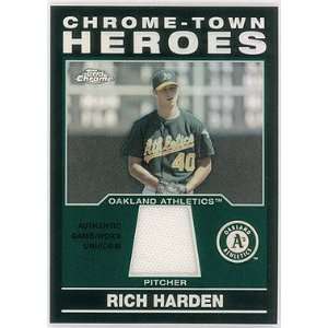   Chrome Town Heroes Refractor Game Worn Jersey