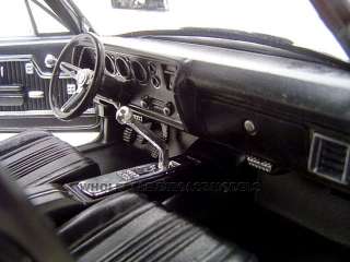 1970 CHEVROLET EL CAMINO SS BLACK 118 DIECAST MODEL CAR BY WELLY 