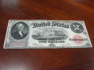 1917 $2 Legal Tender Large Size US Note  
