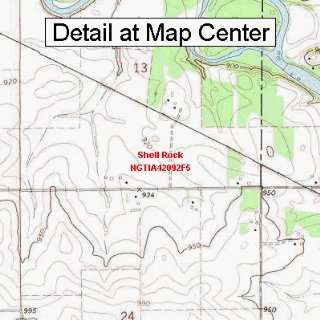  Map   Shell Rock, Iowa (Folded/Waterproof)