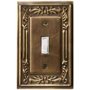  Victorian I Solid Cast Brass Switchplate